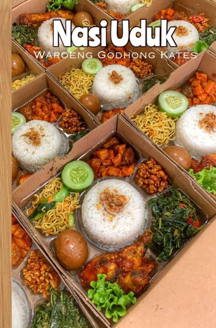 Nasi Kotak Godhong Kates